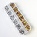 Demi-Perles Argent et Or 6 Tailles