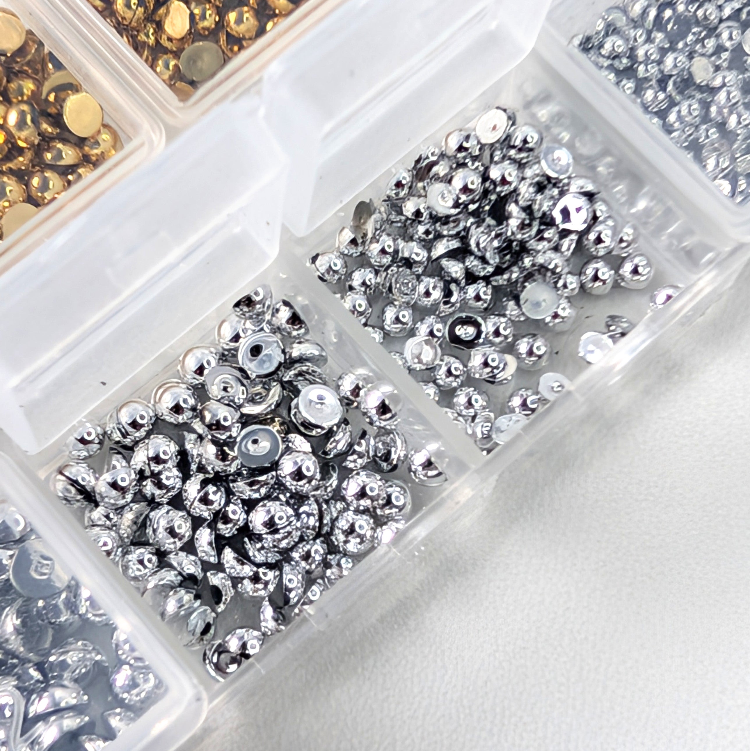 Demi-Perles Argent et Or 6 Tailles
